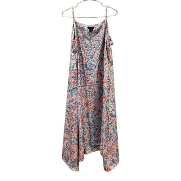 ANTIBES BLANC Paisley Print Swim Suit Cover Up/Beach Dress - Picture 1 of 4